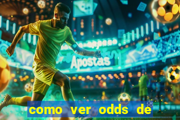 como ver odds de jogos passados